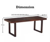 Sepian Solid Wood Study Table Singapore | solid wood, wood | Detail
