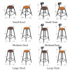 Buy Noah Wooden Bar Stool Singapore | Wood Quality Furniture