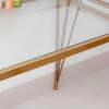 Kris Tempered Glass Study Table Singapore | tempered glass top | Dimension