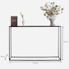 Vinn Metallic Slim-Type Console Table Singapore | Metal | Free Islandwide Delivery