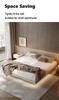 KENKO Floating Bed Singapore | High-Density Beech Wood Slat Frame Detail
