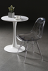 Eames Acrylic Transparent Seating Backrest  Chair  For Nordic Design