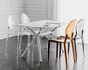 Royal Transparent Dining Chair side view 1