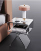 Kyra Acrylic Bedside Table Singapore | Acrylic Bed Frame | Best Price