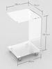 Emeri Acrylic Floating Side Table Singapore | Acrylic Table | Best Price