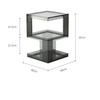 Norna Acrylic Side Table Singapore | Acrylic | Free Islandwide Delivery