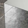 Kyra Acrylic Cubic Mirror Side Table | Acrylic Table Singapore | Linear Furnishings