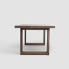 Hiroko Solid Wood Dining Table Conference Table | Solid Wood Dining Table Singapore | Linear Furnishings