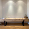 Edith Wooden TV Bench | Wood Furniture Singapore | Linear Furnishings
