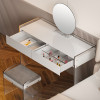 Buy Dylan Acrylic Double Drawer Dressing Table Singapore | Acrylic Quality Furniture