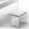 Dylan Acrylic Stool & Chair for Dressing Table | Acrylic Stool Singapore | Linear Furnishings