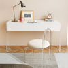 Edith Wooden Study Table with Acrylic Support Singapore | Acrylic Table | Best Price