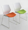 Luno Modern Conference Chair Orange and Green