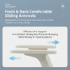 Writing board function diagram Prosper Executive Meeting Chair Singapore| Foldable writing tablet demo, conference room furniture