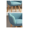 Hanson Velvet Dressing Chair side view 2