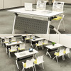 Buy Halvor Wooden Foldable Office Table Singapore | Wood Quality Furniture
