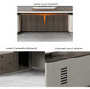 Olen Light Luxury Executive Boss Desk | Office Desk Singapore | Free Islandwide Delivery