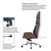 Halvor Ergonomic Office Chair Singapore Adjustable Headrest & 125° Recline Control | Tilt Tension & Lock Lever Executive Chair