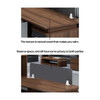 Halvor Wooden Workstation with Storage Singapore | Wood | Free Islandwide Delivery