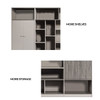 WLZY Wood Office Cabinet K644 | Wood Cabinet Singapore | Linear Furnishings