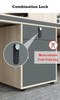 Olenka Modern Office Workstation Singapore - 2 Person Configuration Layout