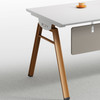 Giulia Directors Table XC 602 Singapore Tempered Engineering Steel Leg Detail