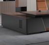 Cornelius Executive Office Desk Singapore — dual-sided 3C multi-port socket detail