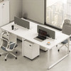 Osborn Wooden Office Workstation in office setting — Singapore