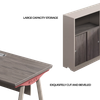 Simeon Office Workstation side view 2