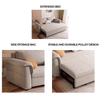 Buy Mia Velvet Fabric Foldable Sofa Bed Singapore | Velvet Quality Furniture