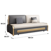 Louise Microfibres Sofa Bed with Mattress Singapore | Free Islandwide Delivery