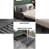 Buy Louise Microfibres Sofa Bed with Mattress Singapore | Quality Furniture
