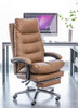 Sigurd Leather Reclining Office Chair Modern Style dimensions — Singapore office ergonomic chair
