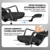 Operation Guide Infographic Maël Ergonomic Office Chair with Waist Protection Singapore | function tutorial, adjustment steps, operation illustration