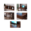 Noa Study Table with Four-layer Storage Scandinavian Style Detailed Image