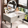 Finley Wooden Dressing Table with Marble Top Finish - Scenario B