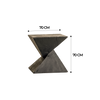Finn Wooden Pyramid-Shaped Coffee Table Singapore | Wood | Free Islandwide Delivery