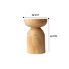 Elin Wooden Side Table | Wood Table Singapore | Linear Furnishings