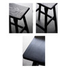 Elin Wooden Stool Chair side view 2