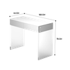 Thyra Acrylic Study Table Singapore | acrylic panel | Detail