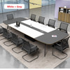 Alessio Conference Table white and gray combination