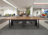 Inger Wooden Conference Table Modern Style in office setting — Linear Furnishings Singapore
