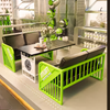 Oberon Dining Bench Set - Green
