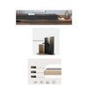 Brenna Wooden TV Console Singapore | E0-Grade 9-Ply Wood, Formaldehyde ≤0.5mg/L