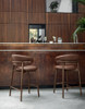 Oleandro Linen Bar Chair side view 2