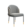 Gudrun Fabric Dining Chair in home setting — Singapore