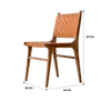 Karin Leather Dining Chair Dimension Image