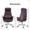 Oskar Leather Executive Chair leather Singapore — free delivery & professional installation