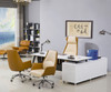 Oskar Leather Executive Chair leather Singapore ergonomic office chair — SGD 342