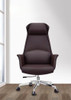 Oskar Leather Executive Chair detail view — Singapore ergonomic office chair